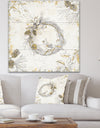 Gold Beautiful cardinals - Farmhouse Gallery-wrapped Canvas