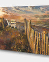 Dunes Sunset - Nautical & Coastal Gallery-wrapped Canvas