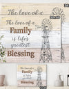 Farmhouse Moment windmills - Farmhouse Canvas Art