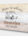 Farmhouse Moment Truck - Farmhouse Premium Canvas Wall Art