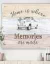 Farmhouse Moment Truck - Farmhouse Premium Canvas Wall Art