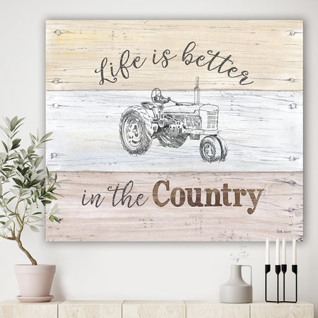 Farmhouse Moment Tractors - Farmhouse Canvas Artwork