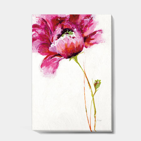Big Red Blossoms - Floral Canvas Artwork
