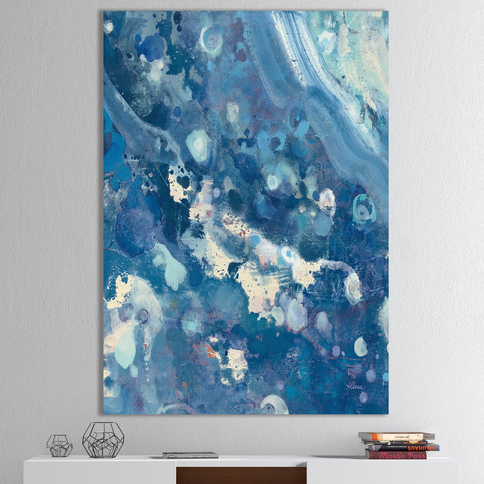 Water III - Map Canvas Art