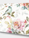 Beautiful Bird Romance II - Traditional Premium Canvas Wall Art