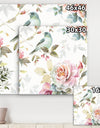 Beautiful Bird Romance II - Traditional Premium Canvas Wall Art