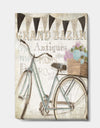 French Bicycle Flea Market II - French Country Gallery-wrapped Canvas