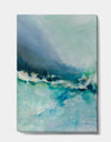 Indigo Abstract Watercolor Blue - Nautical & Coastal Canvas Artwork