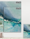 Indigo Abstract Watercolor Blue - Nautical & Coastal Canvas Artwork