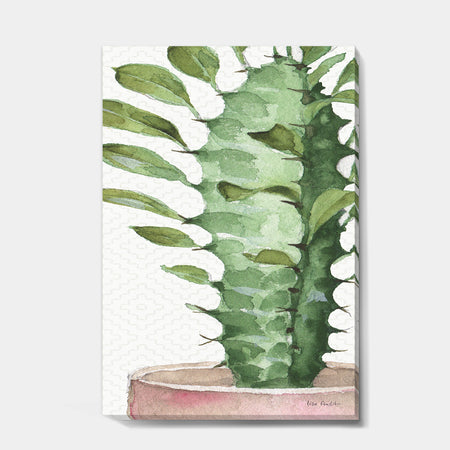 Mixed Green Element II - Cottage Premium Canvas Wall Art