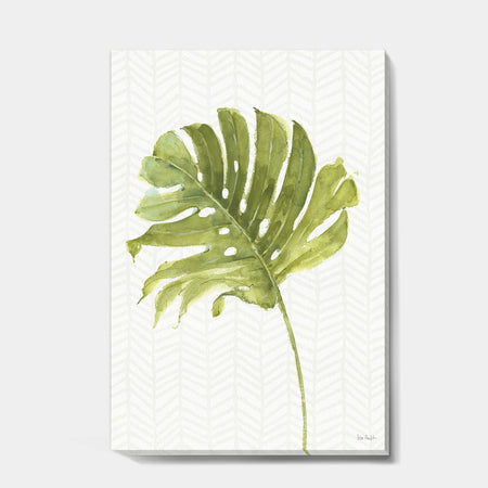 Mixed Botanical Green Leaves VII - Cottage Gallery-wrapped Canvas