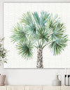 Mixed Botanical Greens palms III - Farmhouse Canvas Artwork