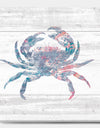 Pink Crab Ocean Life - Canvas Artwork