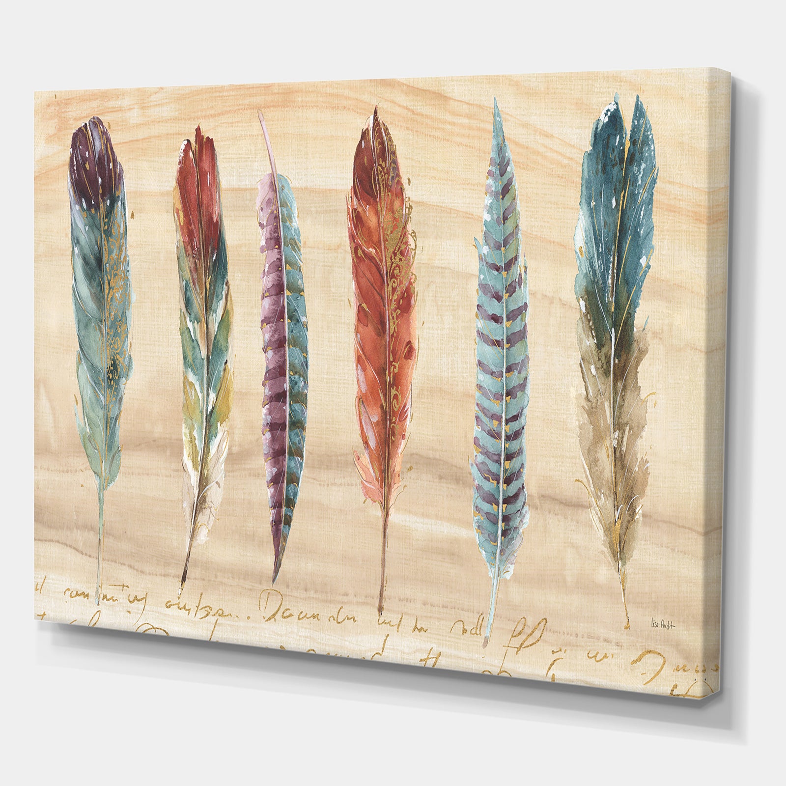 Feathers Cottage Family - Lake House Premium Canvas Wall Art