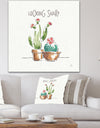 Desert Botanical Bloom I - Cabin & Lodge Canvas Art