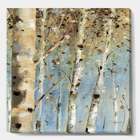 White Birch Forest I - Modern Farmhouse Canvas Art