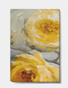 Sunshine Yellow Flower III - Floral Premium Canvas Wall Art