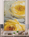 Sunshine Yellow Flower III - Floral Premium Canvas Wall Art