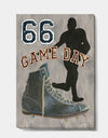 football Game Day II - Vintage Sport Canvas Artwork