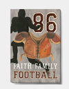 football Game Day III - Vintage Sport Canvas Art