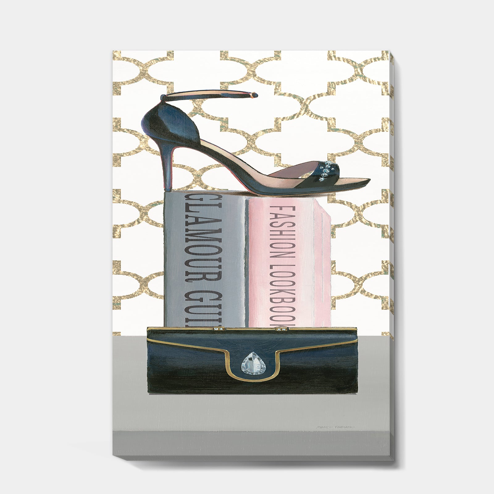 Glam fashion High Heels VIII - Fashion Canvas Artwork