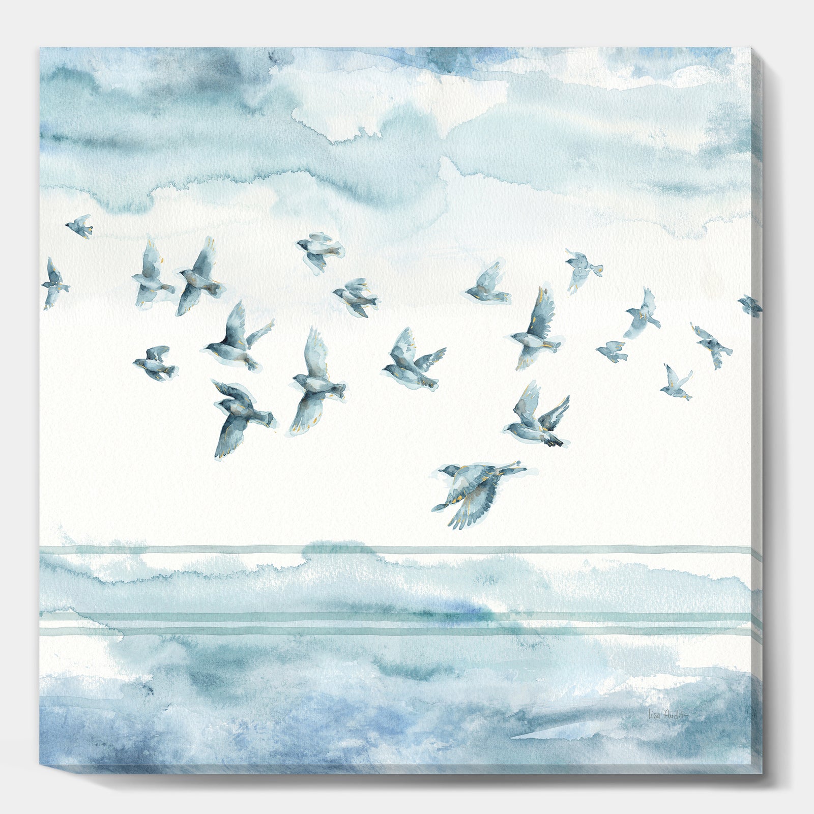 Indigold Bird Cottage Family VII - Animals Premium Canvas Wall Art