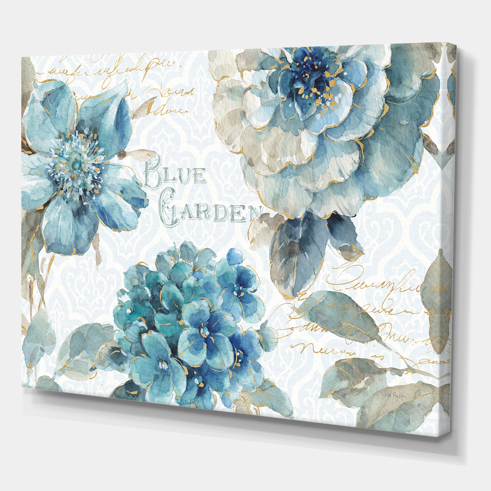 My Greenhouse Cottage Flowers I - Farmhouse Canvas Artwork