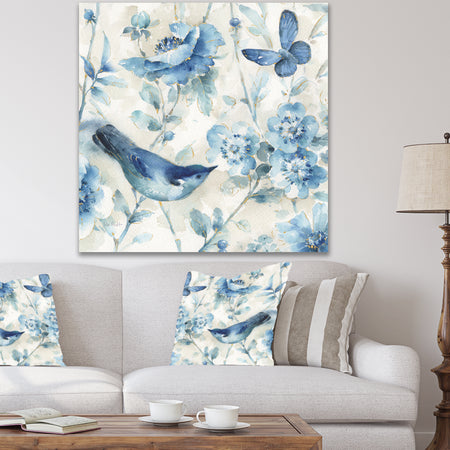 Indigold Bird Cottage Family II - Premium Canvas Wall Art