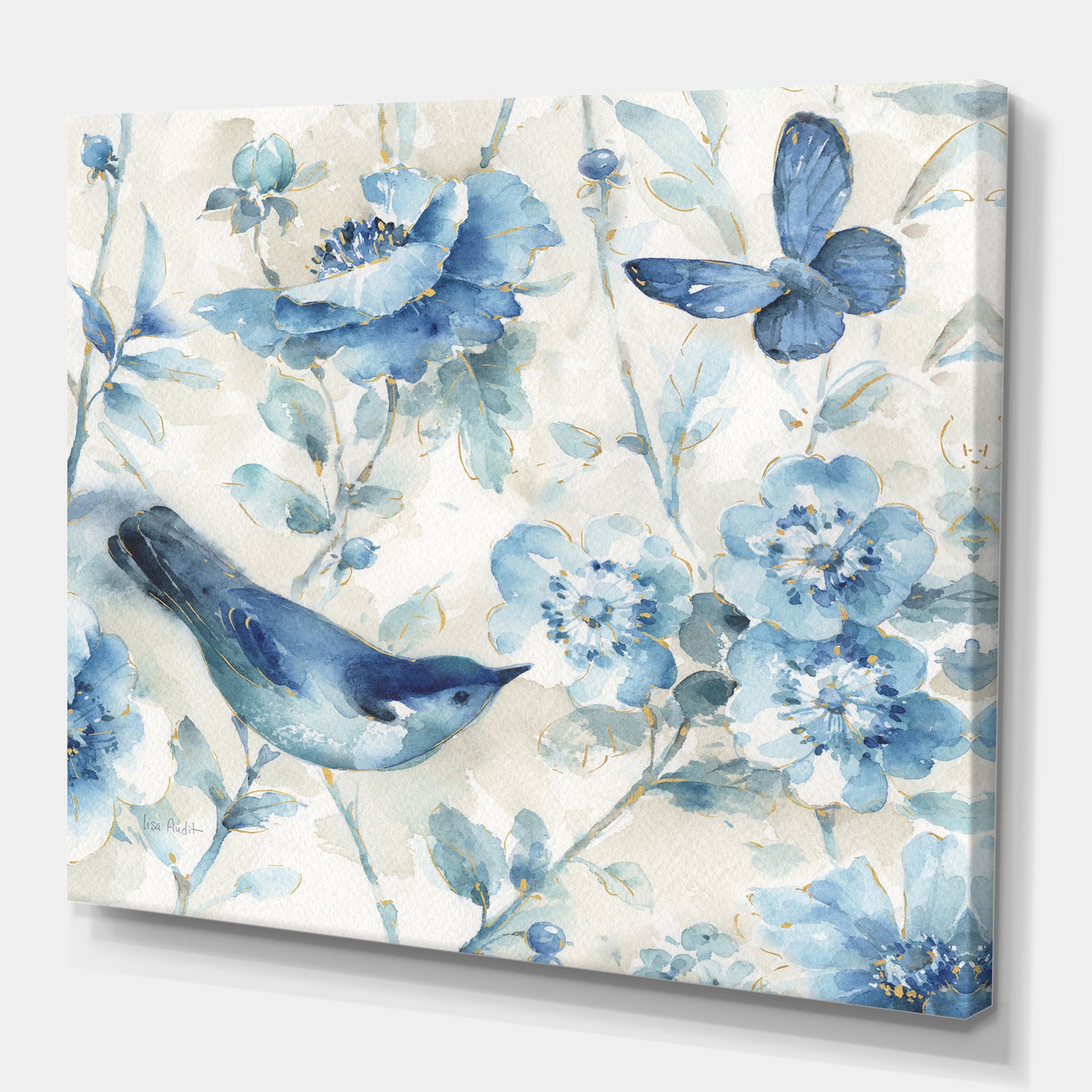 Indigold Bird Cottage Family II - Premium Canvas Wall Art