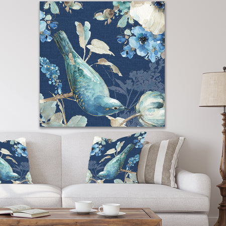 Indigold Bird Cottage Family IV - Farmhouse Canvas Artwork