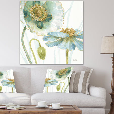My Greenhouse Cottage Flowers II - Traditional Canvas Art