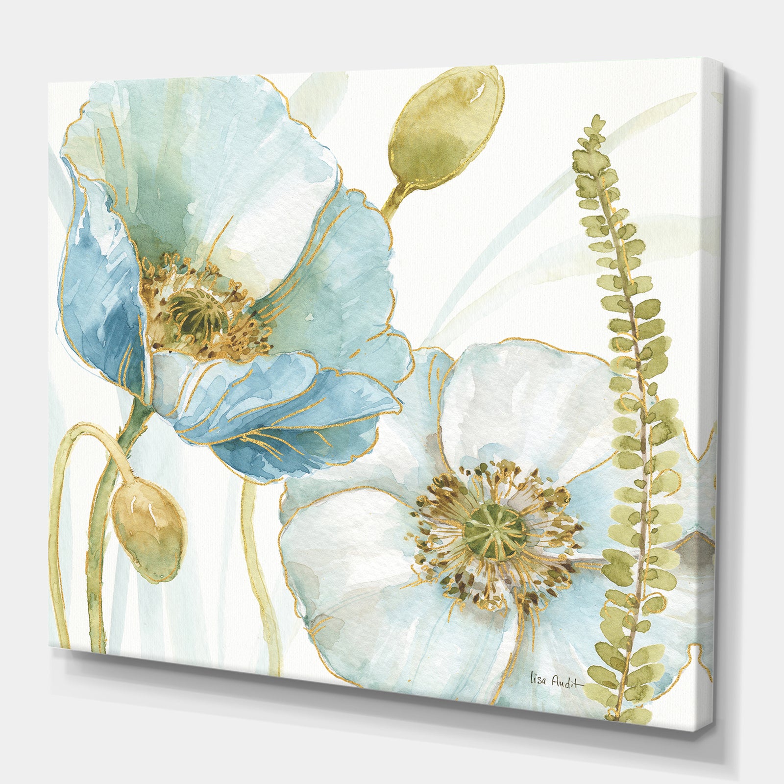 My Greenhouse Cottage Flowers III - Traditional Premium Canvas Wall Art