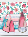 Pink Fashion high heels I - Posh & Luxe Canvas Artwork