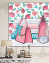 Pink Fashion high heels I - Posh & Luxe Canvas Artwork