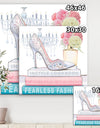 Pink Fashion high heels III - Posh & Luxe Premium Canvas Wall Art