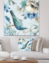 Indigold Watercolor Lovely bird I - Farmhouse Canvas Artwork