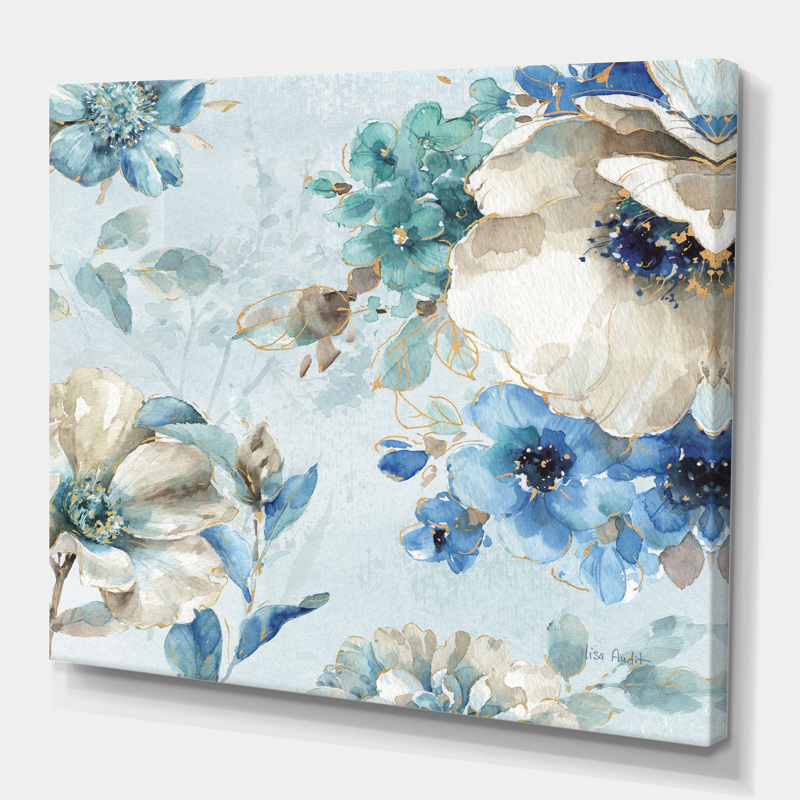Indigold Watercolor Lovely Bird III - Premium Canvas Wall Art