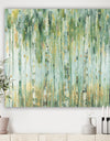 Golden Birch Forest V - Farmhouse Gallery-wrapped Canvas