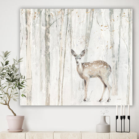 A Woodland Walk into the Forest I - Modern Farmhouse Gallery-wrapped Canvas