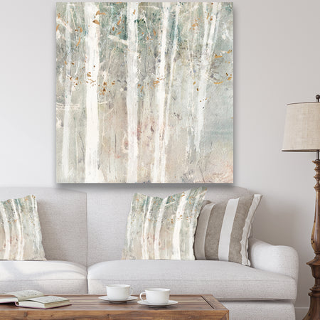 A Woodland Walk into the Forest V - Modern Farmhouse Gallery-wrapped Canvas