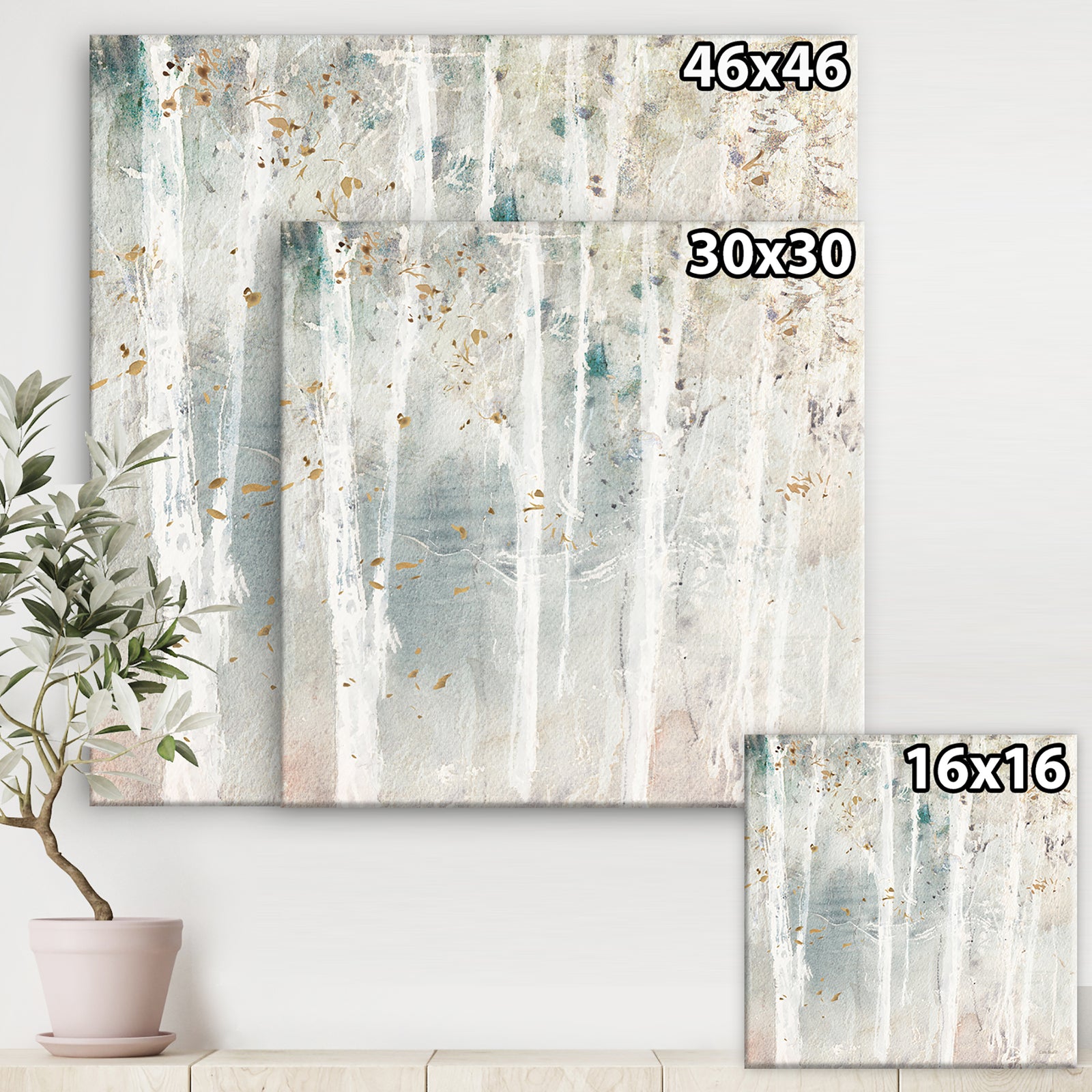 A Woodland Walk into the Forest VI - Farmhouse Canvas Artwork