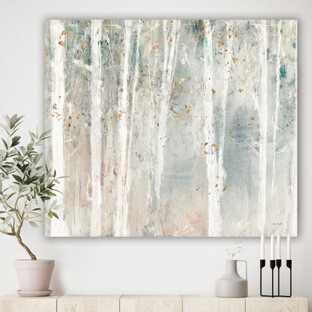 A Woodland Walk into the Forest VII - Modern Farmhouse Canvas Art