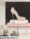 Pink Fashion & Glam high heels I - Posh & Luxe Premium Canvas Wall Art