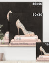 Pink Fashion & Glam high heels I - Posh & Luxe Premium Canvas Wall Art