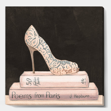 Pink Fashion & Glam high heels I - Posh & Luxe Premium Canvas Wall Art