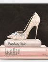 Pink Fashion & Glam high heels II - Posh & Luxe Gallery-wrapped Canvas