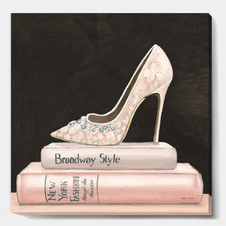 Pink Fashion & Glam high heels II - Posh & Luxe Gallery-wrapped Canvas