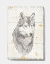 Wolf Wild and Beautiful III - Wildlife Animal Gallery-wrapped Canvas