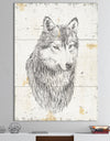 Wolf Wild and Beautiful III - Wildlife Animal Gallery-wrapped Canvas