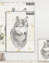 Wolf Wild and Beautiful III - Wildlife Animal Gallery-wrapped Canvas